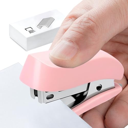 Hefter Mit Heftklammern - Mini Tragbarer Schreibtischhefter, Kompaktes Angebot | Reisewerkzeug Für Das Reise -Stapeln Für Schüler, Lehrer, Büroarbeit, Heimnutzung, Geschäftsdokumente, Papierbi Hefter Mit Heftklammern - Mini Tragbarer Schreibtischhefter, Kompaktes Angebot | Reisewerkzeug Für Das Reise -Stapeln Für Schüler, Lehrer, Büroarbeit, Heimnutzung, Geschäftsdokumente, Papierbi von Jubilofex