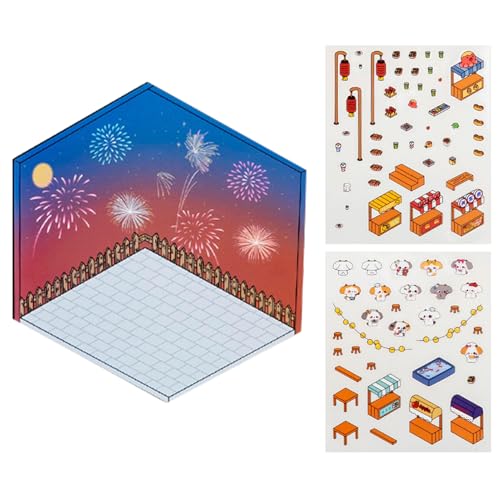 Jubilofex 3D-Aufkleber für Szenen, Miniatur Handwerk für kreatives Scrapbook – Lernspiele zum Stressabbau und für Scrapbooking Erwachsene und Kinder Jubilofex 3D-Aufkleber für Szenen, Miniatur Handwerk für kreatives Scrapbook – Lernspiele zum Stressabbau und für Scrapbooking Erwachsene und Kinder von Jubilofex
