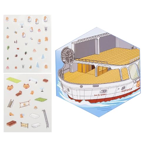 Jubilofex 3D-Aufkleber für Szenen – Miniatur Handwerk für kreatives Scrapbook | Lernspiele zum Stressabbau und für Scrapbooking Erwachsene und Kinder Jubilofex 3D-Aufkleber für Szenen – Miniatur Handwerk für kreatives Scrapbook | Lernspiele zum Stressabbau und für Scrapbooking Erwachsene und Kinder von Jubilofex