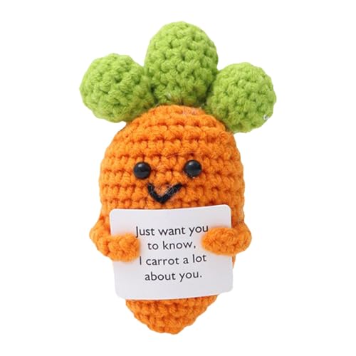 Jubilofex Häkeln Sie emotionale Unterstützung, Häkeln emotionale Unterstützung | lustige Karotten-Figus – mit motivierenden Strickfrüchten, Strickspielzeug aus Wolle, emotionale Unterstützung Jubilofex Häkeln Sie emotionale Unterstützung, Häkeln emotionale Unterstützung | lustige Karotten-Figus – mit motivierenden Strickfrüchten, Strickspielzeug aus Wolle, emotionale Unterstützung von Jubilofex