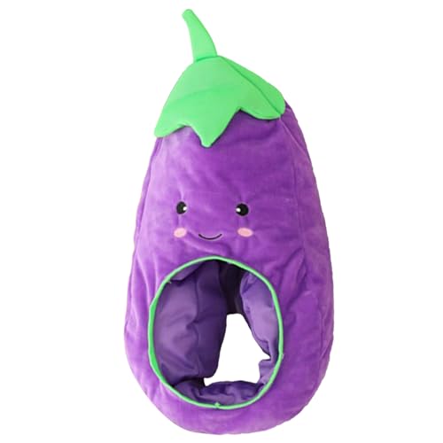 Jubilofex Hut Karneval – Kostüm Aubergine Pflanzen | Zubehör Plüsch Cartoon mit Dekorationen für Party Weihnachten Fotografie Prop Anime Ostern Jubilofex Hut Karneval – Kostüm Aubergine Pflanzen | Zubehör Plüsch Cartoon mit Dekorationen für Party Weihnachten Fotografie Prop Anime Ostern von Jubilofex