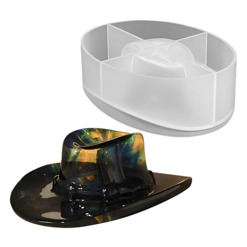 Jubilofex Silikonform Für Epoxidharz | Western Hat Silikonform - Antihaft Backwerkzeug Aus Epoxidharz Wiederverwendbar Für Desserts Süßigkeiten Seife Eiskerzen Skulptur Bastelprojekte Jubilofex Silikonform Für Epoxidharz | Western Hat Silikonform - Antihaft Backwerkzeug Aus Epoxidharz Wiederverwendbar Für Desserts Süßigkeiten Seife Eiskerzen Skulptur Bastelprojekte von Jubilofex