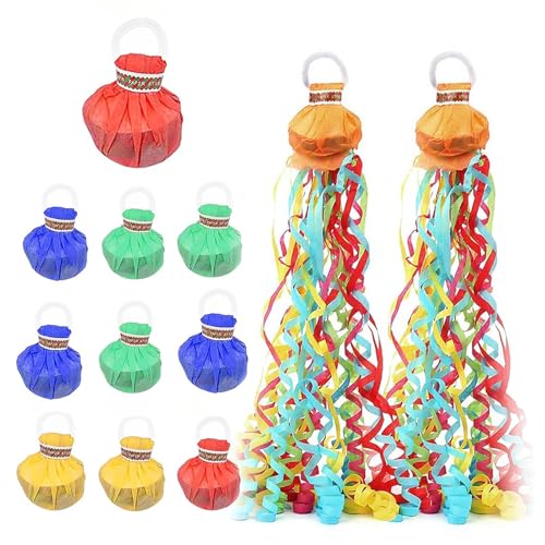 Konfetti-Popper - Launcheristen, Konfetti-Kanonen | Easy Twist Popper mit Papierkonfetti für Partys, Hochzeiten, biologisch abbaubare sichere Röhren, Popper voller Streamer, Einrichtungsgegenstände pe Konfetti-Popper - Launcheristen, Konfetti-Kanonen | Easy Twist Popper mit Papierkonfetti für Partys, Hochzeiten, biologisch abbaubare sichere Röhren, Popper voller Streamer, Einrichtungsgegenstände pe von Jubilofex