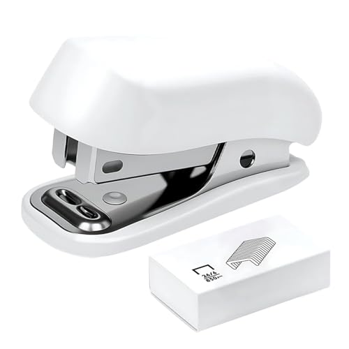 Mini -Hefter Mit Heftklammern - Kompaktes Schreibtischhefter, Kleine Büroversorgung | Tragbares Stapling -Tool Für Schüler, Lehrer, Home Office, Schule, Reisen, Geschäftstreffen, Papierbindung, Leicht von Jubilofex