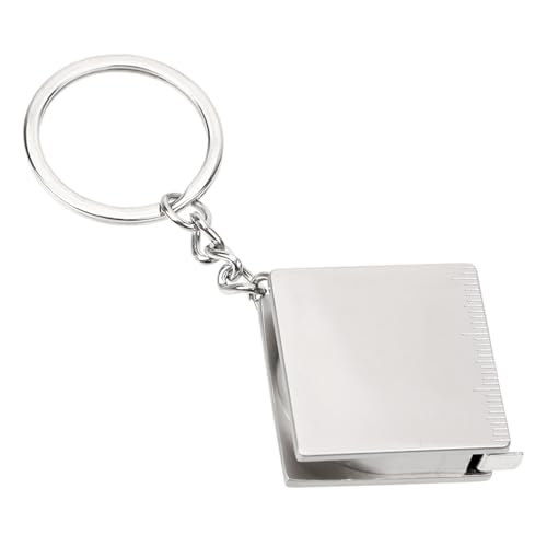 Mini-Maßband zum Messen des Schlüsselbunds – Taschenlineal, kompaktes Messgerät | einziehbare Messhalterung für Schulbedarf für kleine Stahlwerkzeuge für Handwerk, La, Fo Mini-Maßband zum Messen des Schlüsselbunds – Taschenlineal, kompaktes Messgerät | einziehbare Messhalterung für Schulbedarf für kleine Stahlwerkzeuge für Handwerk, La, Fo von Jubilofex