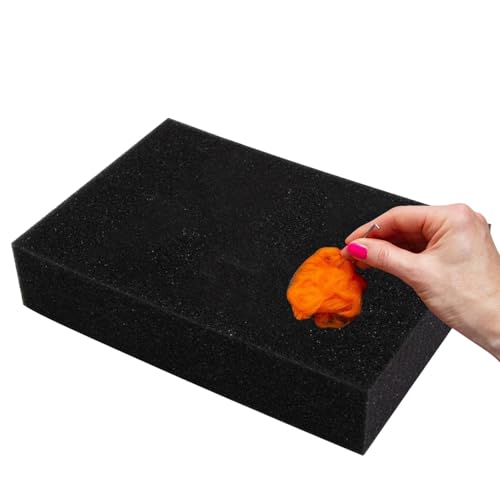 Nadelfilzpad 'Nadelsponge | Woll-Rechteck-Schwamm-Matte, feste Nadelfilzunterlage, natürliche rechteckige Filzmatte zum Stricken, Filzen, Nähen Nadelfilzpad 'Nadelsponge | Woll-Rechteck-Schwamm-Matte, feste Nadelfilzunterlage, natürliche rechteckige Filzmatte zum Stricken, Filzen, Nähen von Jubilofex