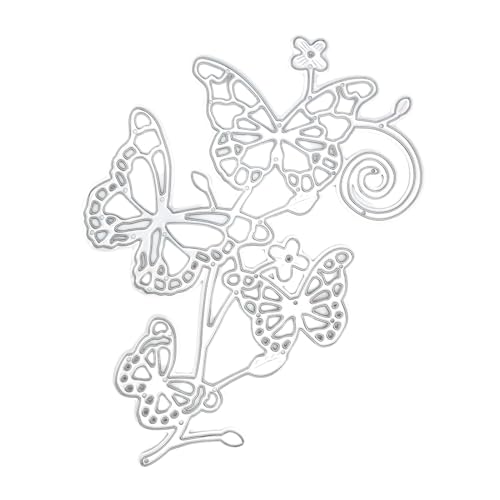 Papier-Schmetterling-Stanzformen – Bastelvorlage, Albumschneider, dekorative Metallschablone für Karten, Abschlussfeiern, Veranstaltungen, Einladungsdesign, handgefertigte Scrapbook-Verzierungen Papier-Schmetterling-Stanzformen – Bastelvorlage, Albumschneider, dekorative Metallschablone für Karten, Abschlussfeiern, Veranstaltungen, Einladungsdesign, handgefertigte Scrapbook-Verzierungen von Jubilofex