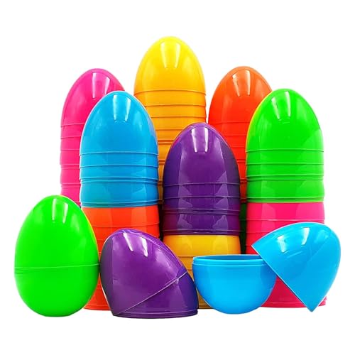 Piecite Ostereier Spielzeug 50 Stück | Gefälschte Eier | Ostereier Spielzeug Ostereier Bunte Ostereier farbig sortiert für die Ostereierjagd Piecite Ostereier Spielzeug 50 Stück | Gefälschte Eier | Ostereier Spielzeug Ostereier Bunte Ostereier farbig sortiert für die Ostereierjagd von Jubilofex
