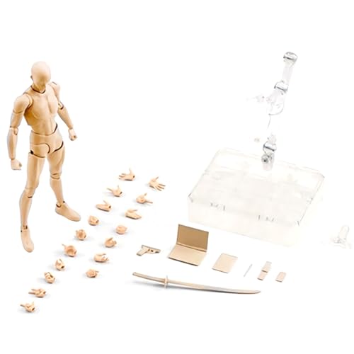 Schreddern der Aktionszahlen, Zeichnen von Modellfiguren – Zeichnung von Modellfiguren von Modellfiguren von Modellfiguren | Künstlerdekorationskollektion mit Sockel für Fotozubehör von Jubilofex