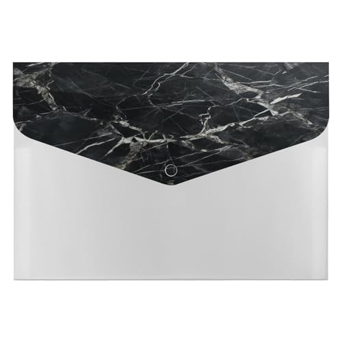 Akkordeon-Aktenordner, Fächermappe, Etiketten, Dokumenten-Organizer, Tasche für Büro, Schule, A4, Schwarz Akkordeon-Aktenordner, Fächermappe, Etiketten, Dokumenten-Organizer, Tasche für Büro, Schule, A4, Schwarz von Jubonexis