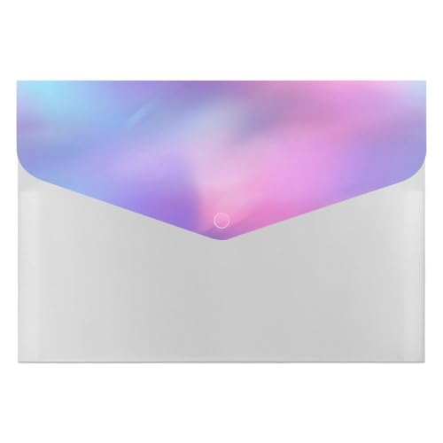 Akkordeon-Aktenordner, Organizer, Fächermappe, Etiketten, Dokumenten-Organizer, Tasche für Büro, Schule, A4, Hellviolett und Blau Akkordeon-Aktenordner, Organizer, Fächermappe, Etiketten, Dokumenten-Organizer, Tasche für Büro, Schule, A4, Hellviolett und Blau von Jubonexis