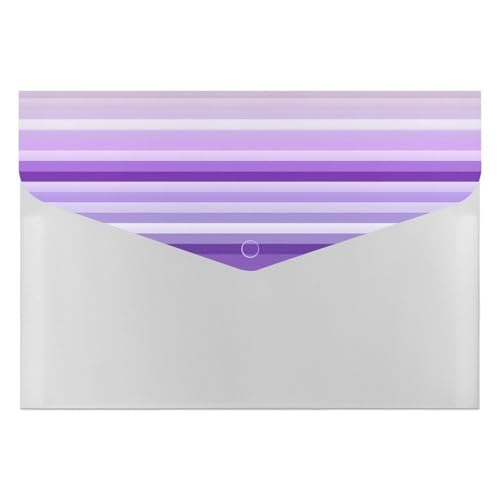 Akkordeon-Aktenordner, minimalistische horizontale Streifen, Violett-Weiß, Fächermappe für Etiketten, Dokumenten-Organizer, Tasche für Büro, Schule, Briefe, A4 Größe Akkordeon-Aktenordner, minimalistische horizontale Streifen, Violett-Weiß, Fächermappe für Etiketten, Dokumenten-Organizer, Tasche für Büro, Schule, Briefe, A4 Größe von Jubonexis