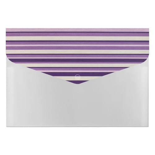 Akkordeon-Aktenordner im Vintage-Stil, horizontale Streifen, Violett/Weiß, Fächermappe für Etiketten, Dokumenten-Organizer, Tasche für Büro, Schule, Briefe, A4 Größe Akkordeon-Aktenordner im Vintage-Stil, horizontale Streifen, Violett/Weiß, Fächermappe für Etiketten, Dokumenten-Organizer, Tasche für Büro, Schule, Briefe, A4 Größe von Jubonexis