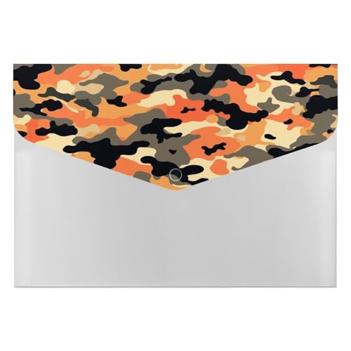 Urban Army Akkordeon-Aktenordner, Organizer, Fächermappe, Etiketten, Dokumenten-Organizer, Tasche für Büro, Schule, A4, Orange / Schwarz Urban Army Akkordeon-Aktenordner, Organizer, Fächermappe, Etiketten, Dokumenten-Organizer, Tasche für Büro, Schule, A4, Orange / Schwarz von Jubonexis