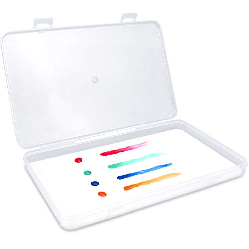 Jucoci Nasse Palette Acrylfarben Miniaturen Pigment Palette Modellfarbe hält Ihre Farbe länger feucht (22.8 x 14 cm) von Jucoci