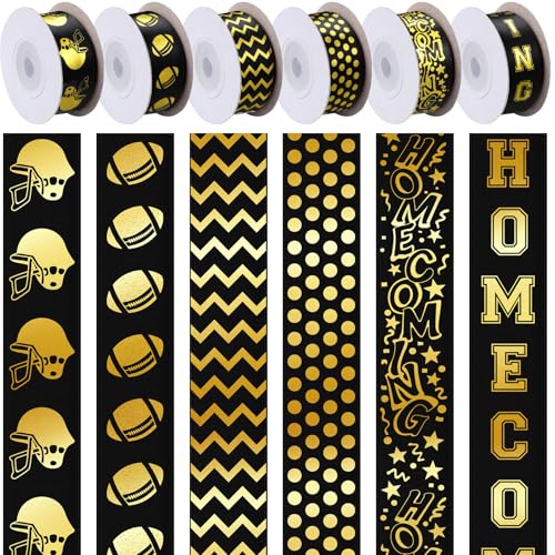 Juinte Ripsband für die Heimkehr, 2,2 cm breit, Fußball-Ripsband, Rolle für Geschenkverpackungen, Heimkehr, Mutterbedarf, Fußball, Party, Gastgeschenk, Cheerleader-Dekorationen, 60 Meter Juinte Ripsband für die Heimkehr, 2,2 cm breit, Fußball-Ripsband, Rolle für Geschenkverpackungen, Heimkehr, Mutterbedarf, Fußball, Party, Gastgeschenk, Cheerleader-Dekorationen, 60 Meter von Juinte