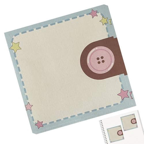 Jukeoiu Notizblock - 50 Blatt Schreibblock Zum Schreiben,Kreativer Schreibtischschmuck Ohne Klebe Für Schule, Bibliothek Und Studierzimmer Jukeoiu Notizblock - 50 Blatt Schreibblock Zum Schreiben,Kreativer Schreibtischschmuck Ohne Klebe Für Schule, Bibliothek Und Studierzimmer von Jukeoiu