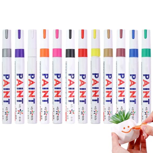 Jukeoiu Paint Marker Stifte, Schnelltrocknende & Wasserdichte Markerset, Schnelltrocknende Ölbasierte Kunstmaterialien Wasserfeste Bastelstifte Vielseitig Auf Keramik Leinwand Tasse Steinmalerei Jukeoiu Paint Marker Stifte, Schnelltrocknende & Wasserdichte Markerset, Schnelltrocknende Ölbasierte Kunstmaterialien Wasserfeste Bastelstifte Vielseitig Auf Keramik Leinwand Tasse Steinmalerei von Jukeoiu
