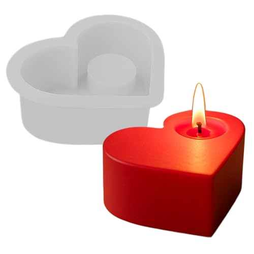 Jukeoiu Silikonform Für Kerzen | Liebe Resin Gießform | Für Handmade Dekoration Basteln Geschenkideen Hochzeit Valentinstag von Jukeoiu