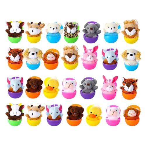 Jukeoiu Vorgefüllte Ostereier, vorgefüllte Ostereier - 28 Stücke Key Chain Set Stuffed Animal - Leuchtend kleine Tierklassenzimmer Preisversorgungen, Korb -Stuffers Füllstoffe für Kinder Jukeoiu Vorgefüllte Ostereier, vorgefüllte Ostereier - 28 Stücke Key Chain Set Stuffed Animal - Leuchtend kleine Tierklassenzimmer Preisversorgungen, Korb -Stuffers Füllstoffe für Kinder von Jukeoiu