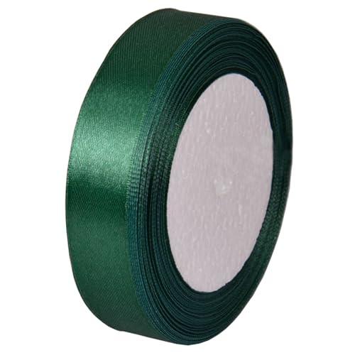 Satinband Dunkelgrün 20mm, 22 Meters Dekoband Geschenkband Schleifenband Bänder zum Basteln, Weihnachtsband Stoffband Bänder für Geschenkverpackungen Hochzeit Geburtstag Partys Dekoration Satinband Dunkelgrün 20mm, 22 Meters Dekoband Geschenkband Schleifenband Bänder zum Basteln, Weihnachtsband Stoffband Bänder für Geschenkverpackungen Hochzeit Geburtstag Partys Dekoration von Jukway