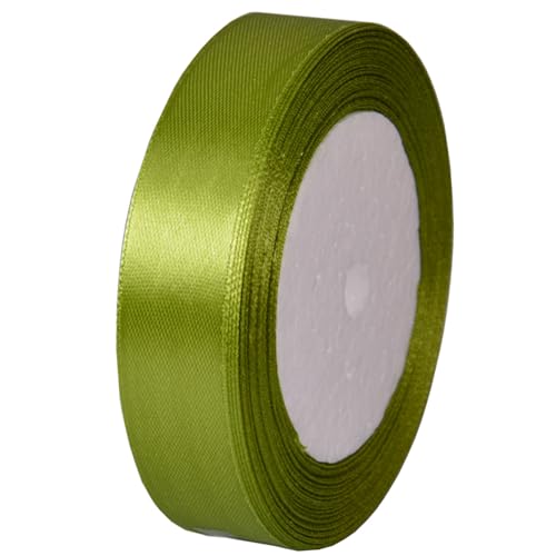 Satinband Olivgrün 20mm, 22 Meters Dekoband Geschenkband Schleifenband Bänder zum Basteln, Weihnachtsband Stoffband Bänder für Geschenkverpackungen Hochzeit Geburtstag Partys Dekoration Satinband Olivgrün 20mm, 22 Meters Dekoband Geschenkband Schleifenband Bänder zum Basteln, Weihnachtsband Stoffband Bänder für Geschenkverpackungen Hochzeit Geburtstag Partys Dekoration von Jukway