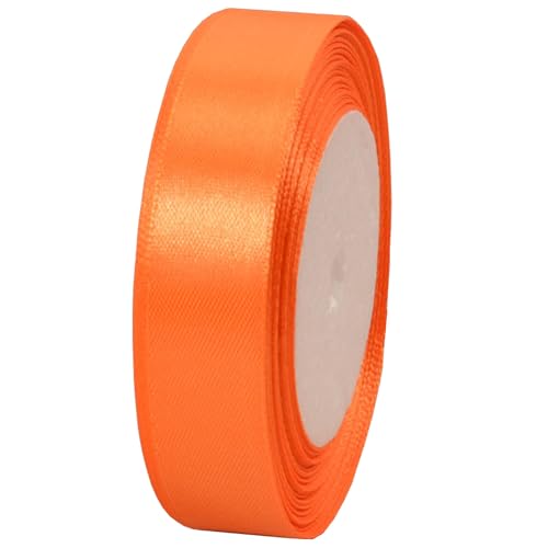 Satinband Orange 20mm, 22 Meters Geschenkband Schleifenband Bänder zum Basteln Nähen, Dekoband Stoffband Bänder für Geschenkverpackungen Haarschleifen Geburtstag Hochzeit Partys Dekoration Satinband Orange 20mm, 22 Meters Geschenkband Schleifenband Bänder zum Basteln Nähen, Dekoband Stoffband Bänder für Geschenkverpackungen Haarschleifen Geburtstag Hochzeit Partys Dekoration von Jukway