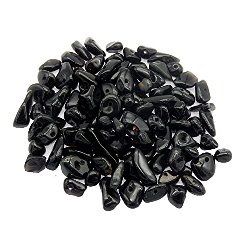 450PCS Obsidian Natürliche Unregelmäßige Chip Steinperlen 5-8mm Edelsteine ​​​​Kristall Lose Perle für Schmuckherstellung Armband Halskette DIY Handwerk Finding von Julie Wang