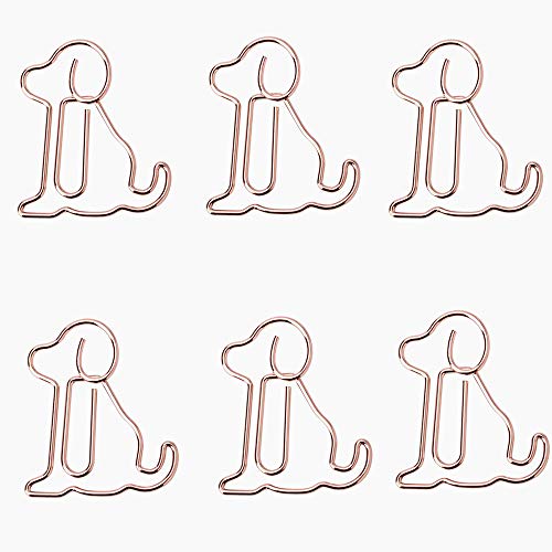 20 Stück Büroklammern Metall Hund Form Büroklammern Kreative Tier Büroklammern Dekorative Büroklammern für Schule Büro Schule Zuhause 20 Stück Büroklammern Metall Hund Form Büroklammern Kreative Tier Büroklammern Dekorative Büroklammern für Schule Büro Schule Zuhause von Juliyeh