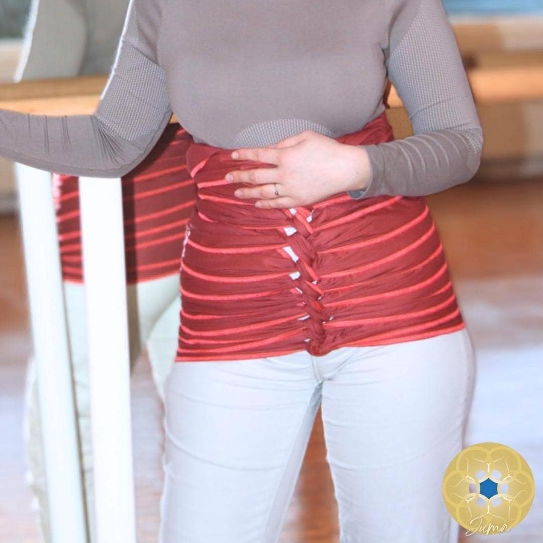 Bengkung Belly Binding Tuch in Terracotta - Organic Cotton Postpartum Wrap | Handarbeit Aus Deutschland Bengkung Belly Binding Tuch in Terracotta - Organic Cotton Postpartum Wrap | Handarbeit Aus Deutschland von Jumaverse