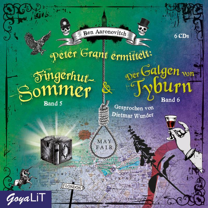 Peter Grant Ermittelt: Fingerhut-Sommer  / Der Galgen Von Tyburn,6 Audio-Cd - Ben Aaronovitch (Hörbuch) von Jumbo Neue Medien