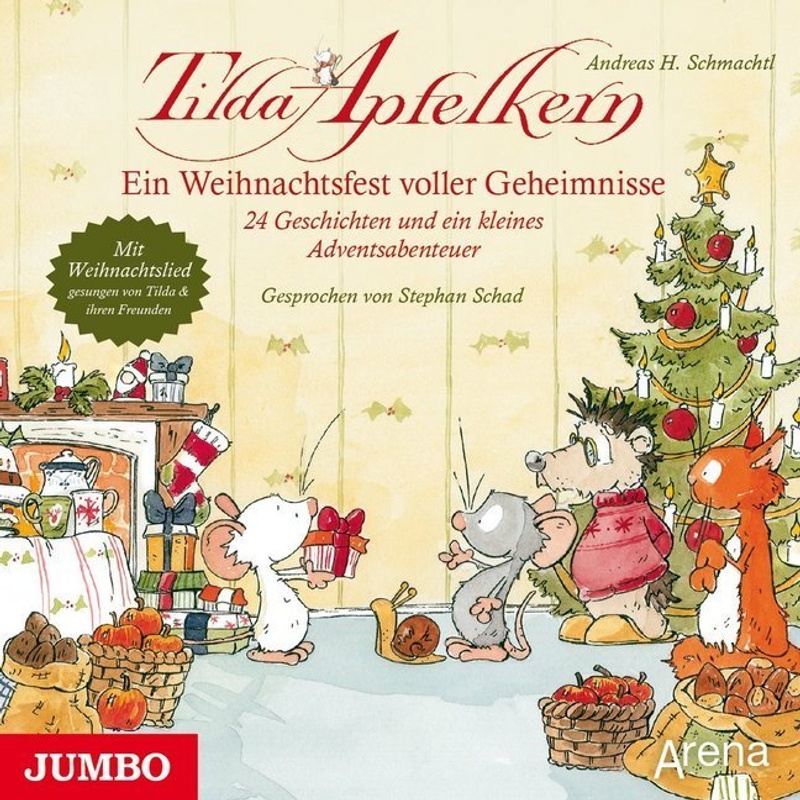 Tilda Apfelkern - Ein Weihnachtsfest Voller Geheimnisse - 24 Adventskalender-Geschichten,Audio-Cd - Andreas H. Schmachtl (Hörbuch) von Jumbo Neue Medien