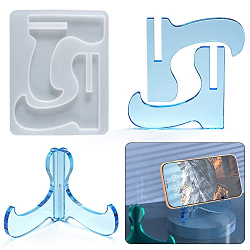 Jumyee 2 Stück Silikon Handy Ständer Halter Harz Epoxidharz Form Tragbare Handy Schreibtisch Halterung Staffelei Foto Display Gießform Kristall DIY Handwerk Werkzeug Formen Handarbeit Geschenk Jumyee 2 Stück Silikon Handy Ständer Halter Harz Epoxidharz Form Tragbare Handy Schreibtisch Halterung Staffelei Foto Display Gießform Kristall DIY Handwerk Werkzeug Formen Handarbeit Geschenk von Jumyee
