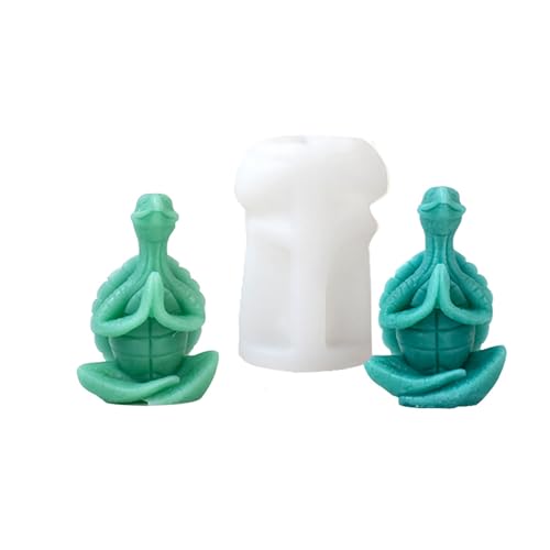Silikon-Form für 3D-Yoga-Schildkröte, Duftkerzenherstellung, Figur, Harz, Epoxidharz, Gießform, Wachs, Seife, Aromatherapie, Kuchen, Schokolade, handgefertigt, Geschenk, DIY, Handwerk, Heimdekoration Silikon-Form für 3D-Yoga-Schildkröte, Duftkerzenherstellung, Figur, Harz, Epoxidharz, Gießform, Wachs, Seife, Aromatherapie, Kuchen, Schokolade, handgefertigt, Geschenk, DIY, Handwerk, Heimdekoration von Jumyee