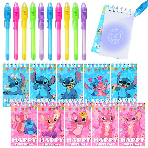 UV Stift und Stitch Notizbuch Set, 20 Stück Stitch Mitgebsel Kindergeburtstag Gastgeschenke, Stitch Party Mitgebsel Set, Adventskalender und Kleine Geschenke für Kinder, Stitch Geburtstagsdeko UV Stift und Stitch Notizbuch Set, 20 Stück Stitch Mitgebsel Kindergeburtstag Gastgeschenke, Stitch Party Mitgebsel Set, Adventskalender und Kleine Geschenke für Kinder, Stitch Geburtstagsdeko von JunMallko