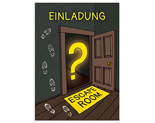 12 Einladungskarten zum Kindergeburtstag Mädchen Jungen Escape Room Enladungen zum Geburtstag 12 Einladungskarten zum Kindergeburtstag Mädchen Jungen Escape Room Enladungen zum Geburtstag von Junapack