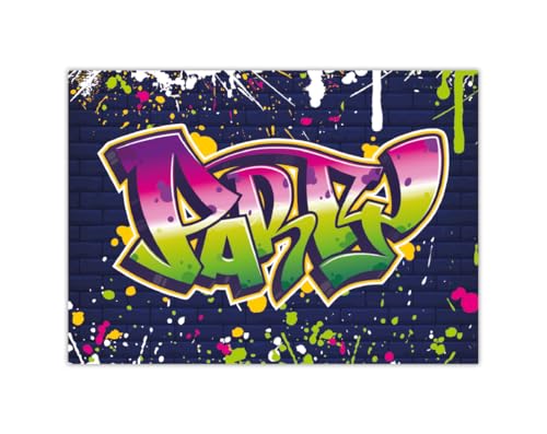 12 Einladungskarten zum Kindergeburtstag Motto Feier Fest Einladung Set Geburtstag Mädchen Kinder Jungs Jungen Boys Teenies Unisex Graffiti Jugendstill modern bunt grün lila neon 12 Einladungskarten zum Kindergeburtstag Motto Feier Fest Einladung Set Geburtstag Mädchen Kinder Jungs Jungen Boys Teenies Unisex Graffiti Jugendstill modern bunt grün lila neon von Junapack