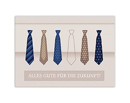 Abschiedskarte für Kollegen mit Umschlag in XXL-Format A4 lustige Klappkarte für Jobwechsel Kündigung Ruhestand Rente Krawatten Abschiedskarte für Kollegen mit Umschlag in XXL-Format A4 lustige Klappkarte für Jobwechsel Kündigung Ruhestand Rente Krawatten von Junapack