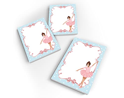 Junapack 12 Mini-Notizblöcke Ballerina Mitgebsel für Kindergeburtstag Gastgeschenke für Mädchen / A7-Format Junapack 12 Mini-Notizblöcke Ballerina Mitgebsel für Kindergeburtstag Gastgeschenke für Mädchen / A7-Format von Junapack