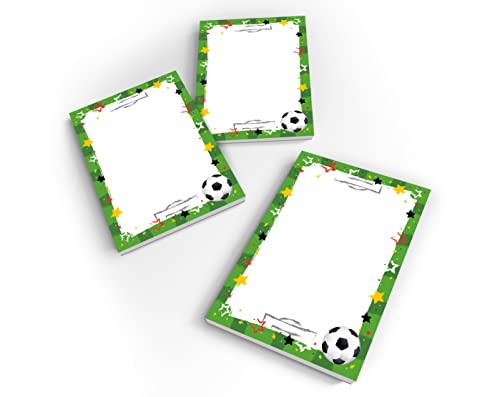Junapack 12 Mini-Notizblöcke Fussball Fußball Mitgebsel für Kindergeburtstag Gastgeschenke für Jungen/ A7-Format Junapack 12 Mini-Notizblöcke Fussball Fußball Mitgebsel für Kindergeburtstag Gastgeschenke für Jungen/ A7-Format von Junapack