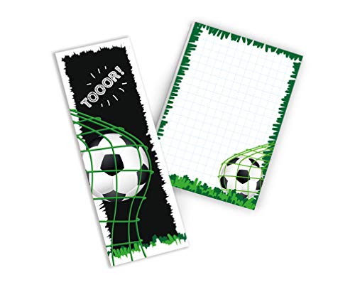 10 Lesezeichen + 10 Notizblöcke Fussball Fußball Mitgebsel Gastgeschenk beim Geburtstag Kindergeburtstag Jungen 10 Lesezeichen + 10 Notizblöcke Fussball Fußball Mitgebsel Gastgeschenk beim Geburtstag Kindergeburtstag Jungen von Junaversum
