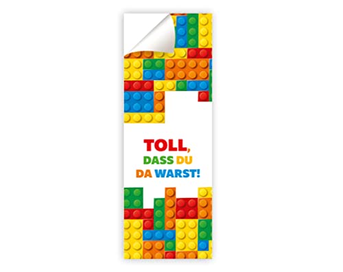 12 Aufkleber Bausteine Bauklötze Verpackung von Geschenken Mitgebsel für Jungsgeburtstag Etiketten für Geschenkverpackung 12 Aufkleber Bausteine Bauklötze Verpackung von Geschenken Mitgebsel für Jungsgeburtstag Etiketten für Geschenkverpackung von Junaversum