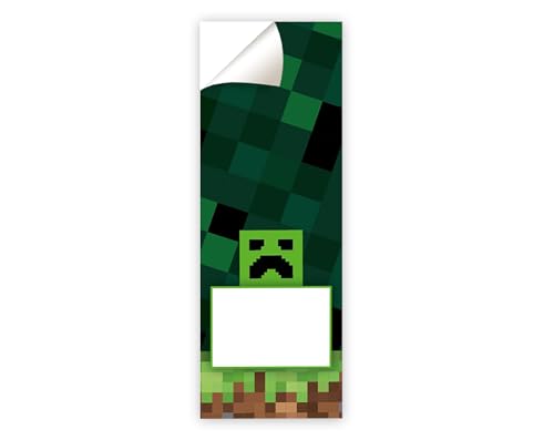 12 Aufkleber Game Gamer-Party Gaming Verpackung von Geschenken Mitgebsel für Jungsgeburtstag Etiketten für Geschenkverpackung von Junaversum