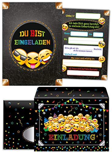 12 Einladungskarten incl. 12 Umschläge zum Kindergeburtstag Mädchen Jungen Jungs/Einladungen zum Geburtstag 12 Einladungskarten incl. 12 Umschläge zum Kindergeburtstag Mädchen Jungen Jungs/Einladungen zum Geburtstag von Junaversum