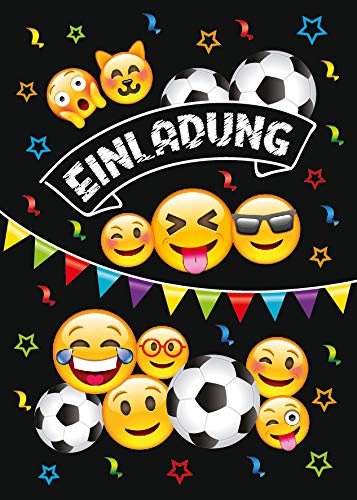 12 Einladungskarten zum Kindergeburtstag Fussball Fußball Jungen Jungs Einladungen zum Geburtstag Fussball-Turnier 12 Einladungskarten zum Kindergeburtstag Fussball Fußball Jungen Jungs Einladungen zum Geburtstag Fussball-Turnier von Junaversum
