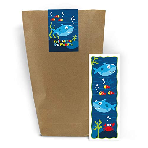 16 Lesezeichen + 16 Geschenktüten + 16 Aufkleber Hai Mitgebsel Gastgeschenk beim Geburtstag Kindergeburtstag Hochzeit Taufe Mädchen Jungen 16 Lesezeichen + 16 Geschenktüten + 16 Aufkleber Hai Mitgebsel Gastgeschenk beim Geburtstag Kindergeburtstag Hochzeit Taufe Mädchen Jungen von Junaversum