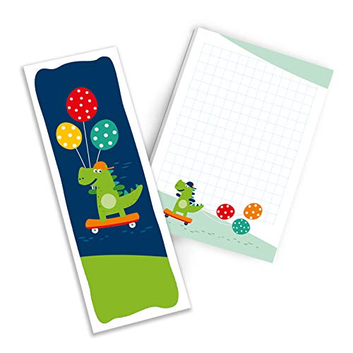 16 Notizblöcke + 16 Lesezeichen Dinosaurier Mitgebsel Gastgeschenk beim Geburtstag Kindergeburtstag Hochzeit Taufe 16 Notizblöcke + 16 Lesezeichen Dinosaurier Mitgebsel Gastgeschenk beim Geburtstag Kindergeburtstag Hochzeit Taufe von Junaversum