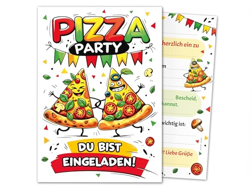 6 Einladungskarten zum Kindergeburtstag Pizza Party Pizza-Party Pizzaessen Mädchen Jungen Kinder Erwachsene Einladungen Geburtstag Geburtstagseinladungen 6 Einladungskarten zum Kindergeburtstag Pizza Party Pizza-Party Pizzaessen Mädchen Jungen Kinder Erwachsene Einladungen Geburtstag Geburtstagseinladungen von Junaversum