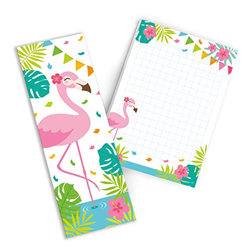 6 Notizblöcke + 6 Lesezeichen Flamingo Mitgebsel Gastgeschenk beim Geburtstag Kindergeburtstag Hochzeit Taufe von Junaversum
