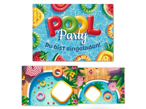 8 Einladungskarten inkl. 8 Umschläge zum Kindergeburtstag Schwimmbad Pool Party Mädchen Jungen Jungs Kinder Einladungen Geburtstag Geburtstagseinladungen Kids 8 Einladungskarten inkl. 8 Umschläge zum Kindergeburtstag Schwimmbad Pool Party Mädchen Jungen Jungs Kinder Einladungen Geburtstag Geburtstagseinladungen Kids von Junaversum